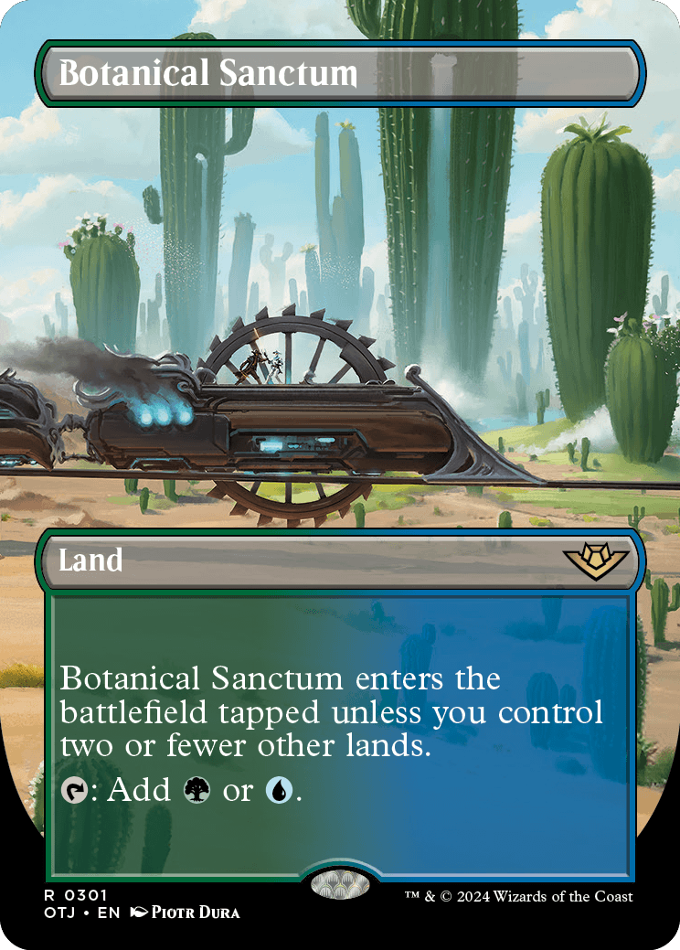 Botanical Sanctum (Variant) - Outlaws of Thunder Junction Spoiler