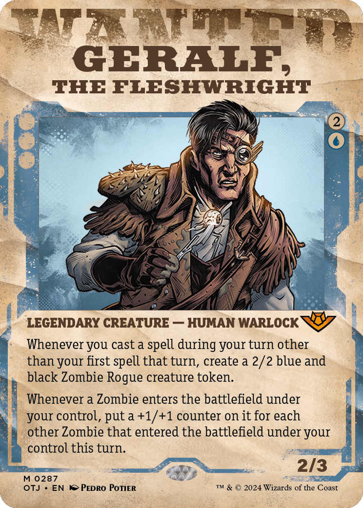 Geralf, the Fleshwright (Variant) - Outlaws of Thunder Junction Spoiler