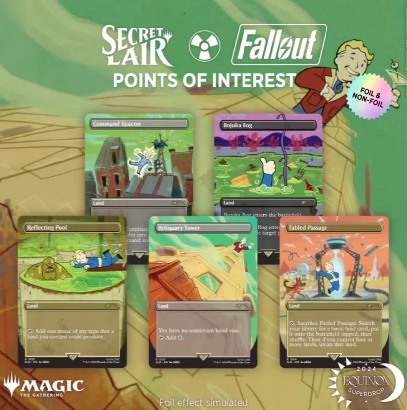 Secret Lair x Fallout - Points of Interest