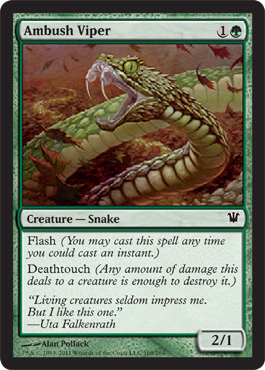 Innistrad Visual Spoiler - Ambush Viper