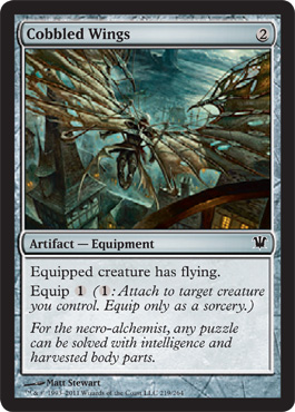 Innistrad Visual Spoiler - Cobbled Wings