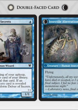 Innistrad Visual Spoiler - Delver of Secrets (Insectile Aberration)