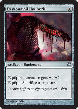 Innistrad Visual Spoiler - Demonmail Hauberk