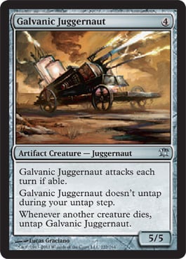 Innistrad Visual Spoiler - Galvanic Juggernaut