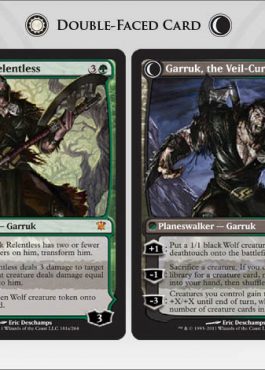 Innistrad Visual Spoiler - Garruk Relentless (Garruk, the Veil-Cursed)