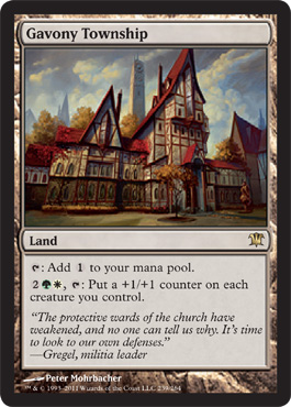 Innistrad Visual Spoiler - Gavony Township