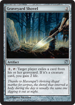 Innistrad Visual Spoiler - Graveyard Shovel