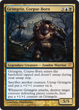 Innistrad Visual Spoiler - Grimgrin, Corpse-Born