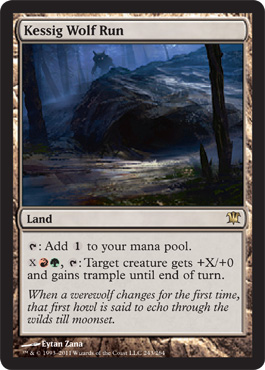 Innistrad Visual Spoiler - Kessig Wolf Run