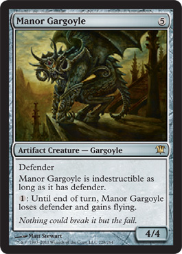 Innistrad Visual Spoiler - Manor Gargoyle