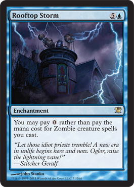 Innistrad Visual Spoiler - Rooftop Storm