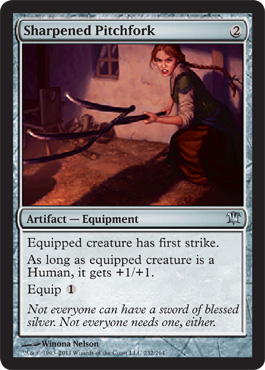 Innistrad Visual Spoiler - Sharpened Pitchfork