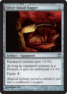 Innistrad Visual Spoiler - Silver-Inlaid Dagger