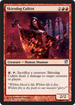 Innistrad Visual Spoiler - Skirsdag Cultist