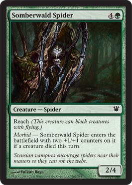 Innistrad Visual Spoiler - Somberwald Spider
