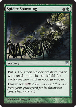 Innistrad Visual Spoiler - Spider Spawning