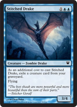 Innistrad Visual Spoiler - Stitched Drake