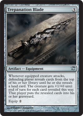 Innistrad Visual Spoiler - Trepanation Blade