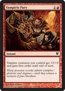 Innistrad Visual Spoiler - Vampiric Fury