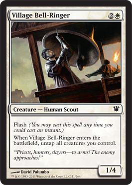 Innistrad Visual Spoiler - Village Bell-Ringer