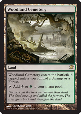 Innistrad Visual Spoiler - Woodland Cemetery