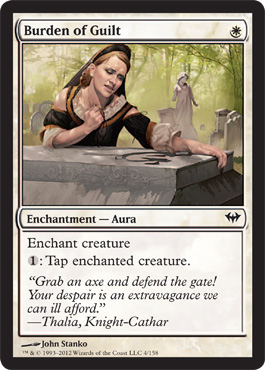 Burden of Guilt - Dark Ascension Visual Spoiler