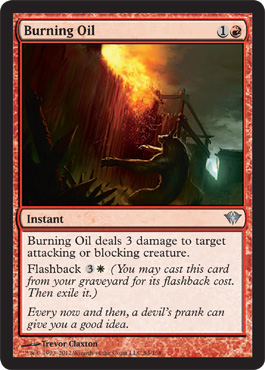 Burning Oil - Dark Ascension Spoiler