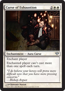 Curse of Exhaustion - Dark Ascension Visual Spoiler