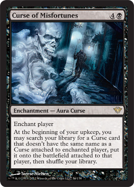 Curse of Misfortunes - Dark Ascension Visual Spoiler