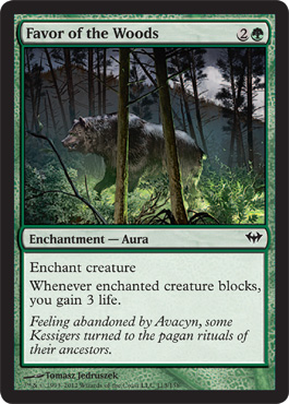 Favor of the Woods - Dark Ascension Visual Spoiler