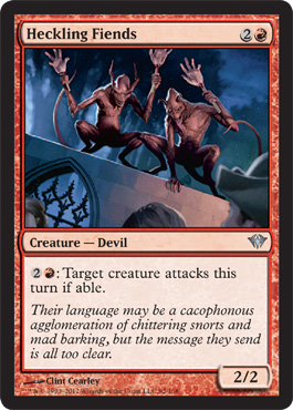 Heckling Fiends - Dark Ascension Spoiler