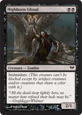 Highborn Ghoul - Dark Ascension Visual Spoiler