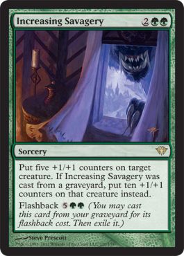 Increasing Savagery - Dark Ascension Card