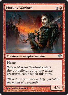 Markov Warlord - Dark Ascension Visual Spoiler