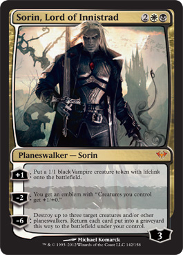 Sorin, Lord of Innistrad - Dark Ascension Spoiler