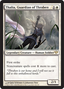 Thalia, Guardian of Thraben - Dark Ascension Visual Spoiler