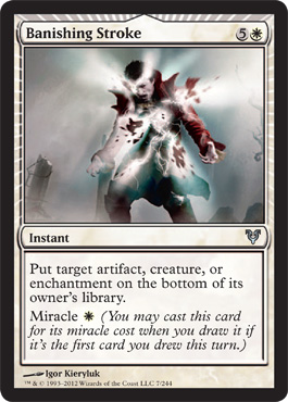 Avacyn Restored Spoiler - Banishing Stroke