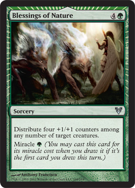 Blessings of Nature - Avacyn Restored Spoiler