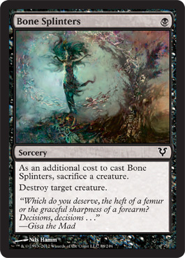 Bone Splinters - Avacyn Restored Spoiler