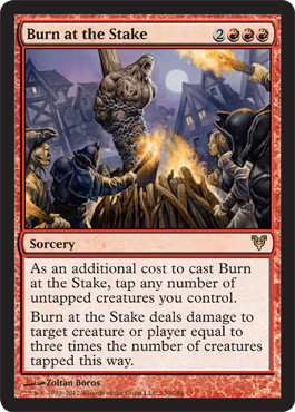 Burn at the Stake - Avacyn Restored Spoiler