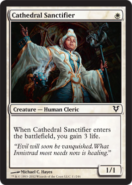 Cathedral Sanctifier - Avacyn Restored Spoiler