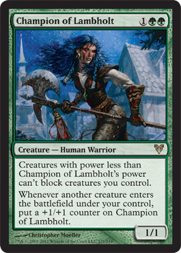 Champion of Lambholt - MTG Avacyn Restored Spoiler