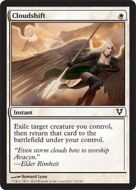 Avacyn Restored Spoiler - Cloudshift