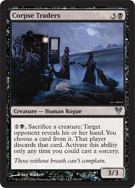 Corpse Traders - Avacyn Restored Spoiler