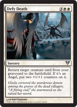 Defy Death - Avacyn Restored Spoiler