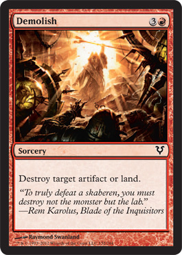 Demolish - Avacyn Restored Spoiler