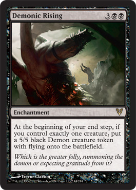 Demonic Rising - Avacyn Restored Spoiler