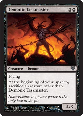 Avacyn Restored Spoiler - Demonic Taskmaster