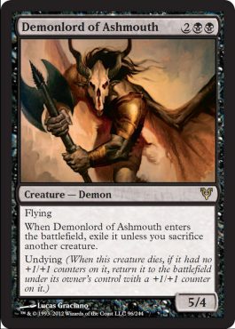 Avacyn Restored Spoiler - Demonlord of Ashmouth