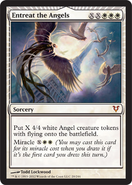 Entreat the Angels - Avacyn Restored Spoiler